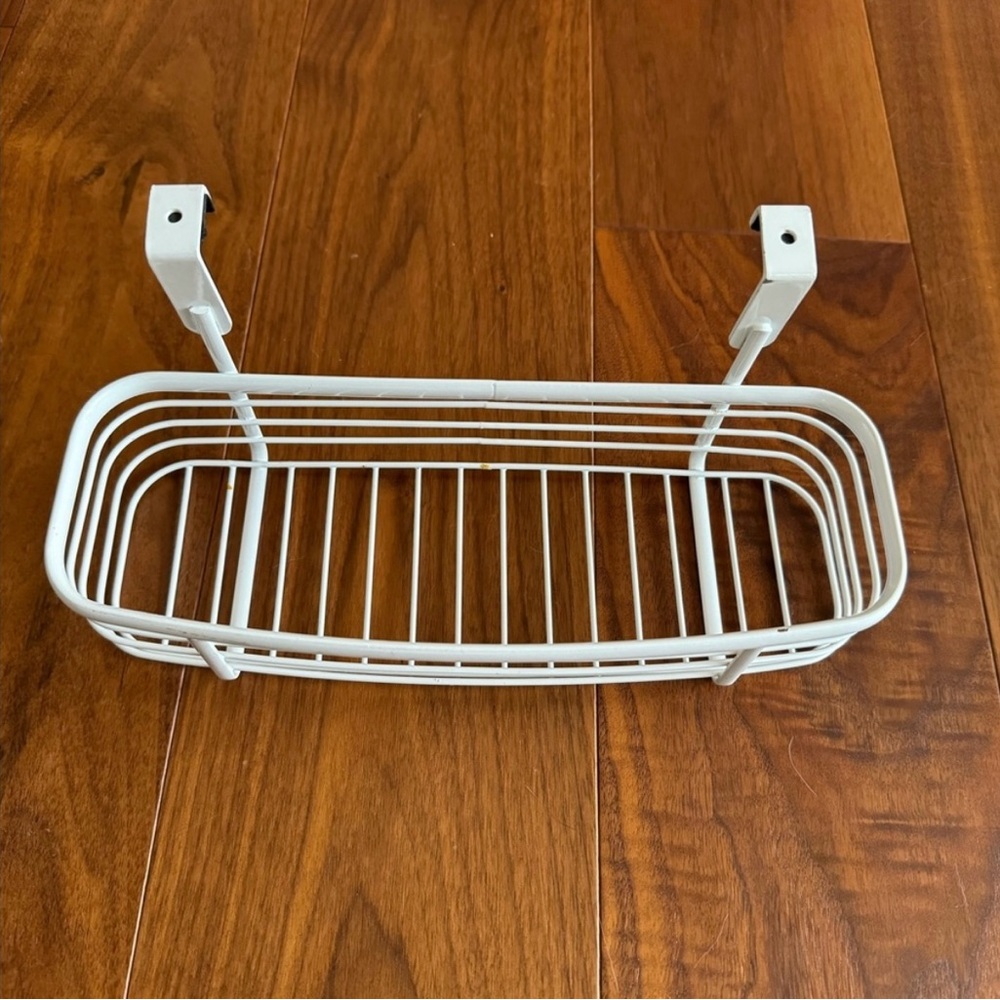 Over-the-Door White Basket